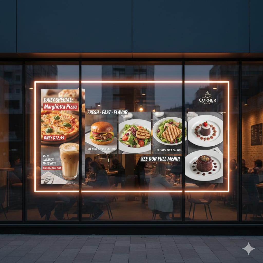 Restaurant storefront
